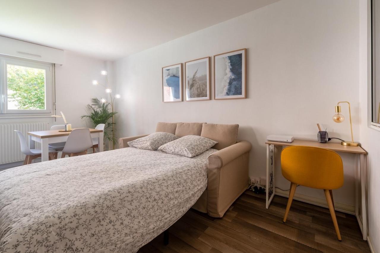 Hygge - Superbe Apt Renove Rouen Gare Avec Parking Privatif Apartamento Exterior foto